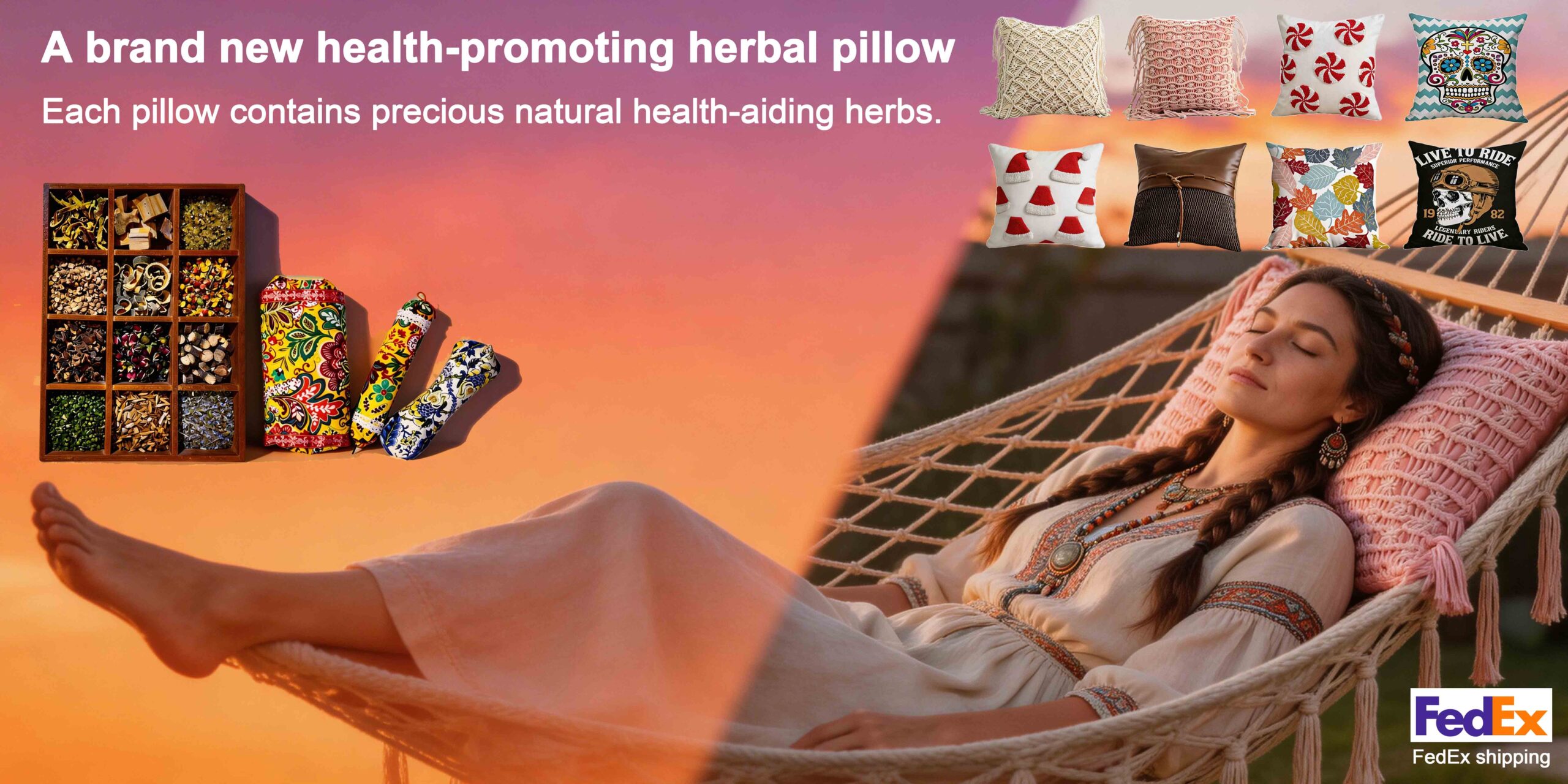 Natural Herbal Sleep Pillow