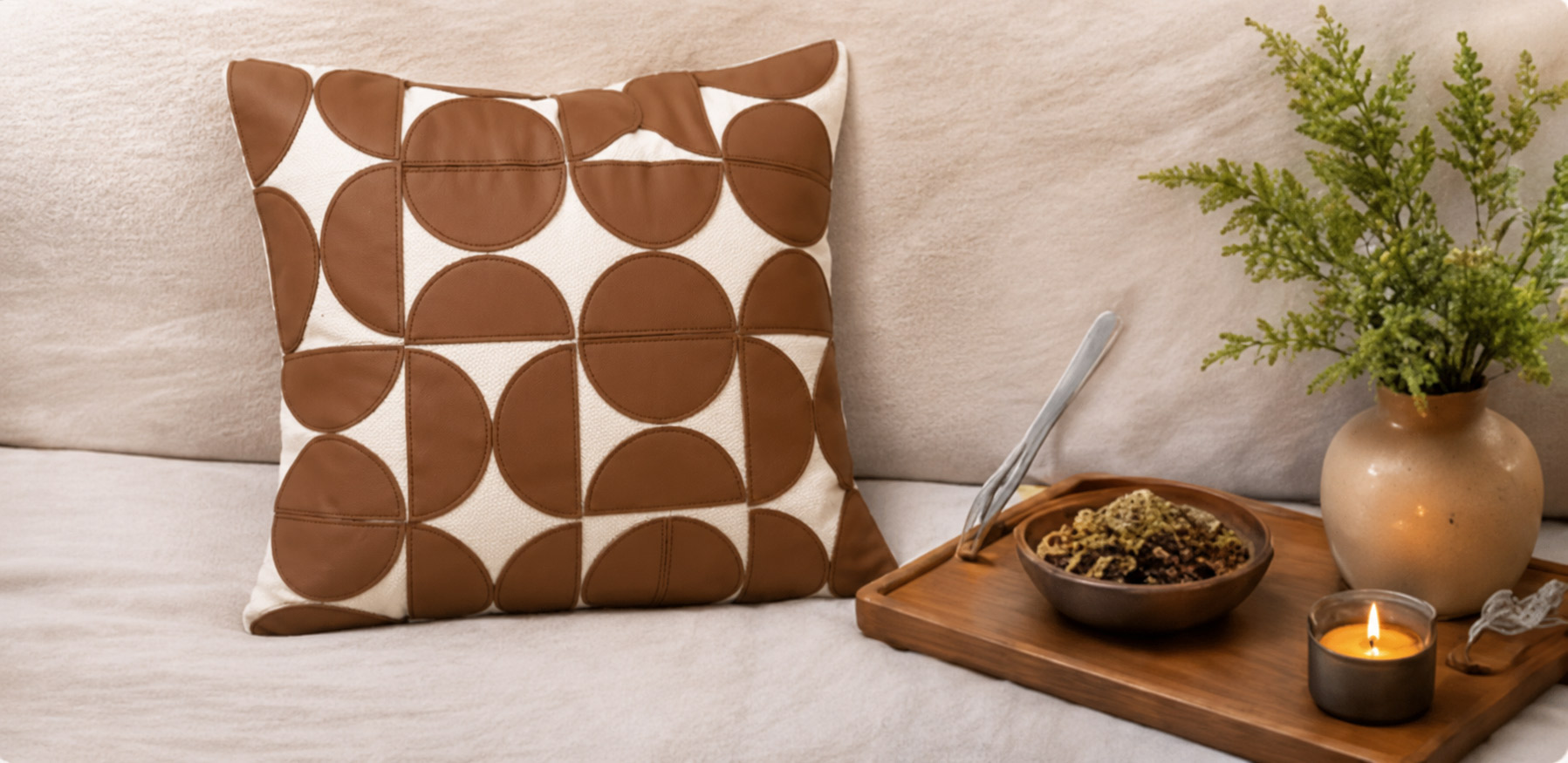 FAQ Pillow Scene