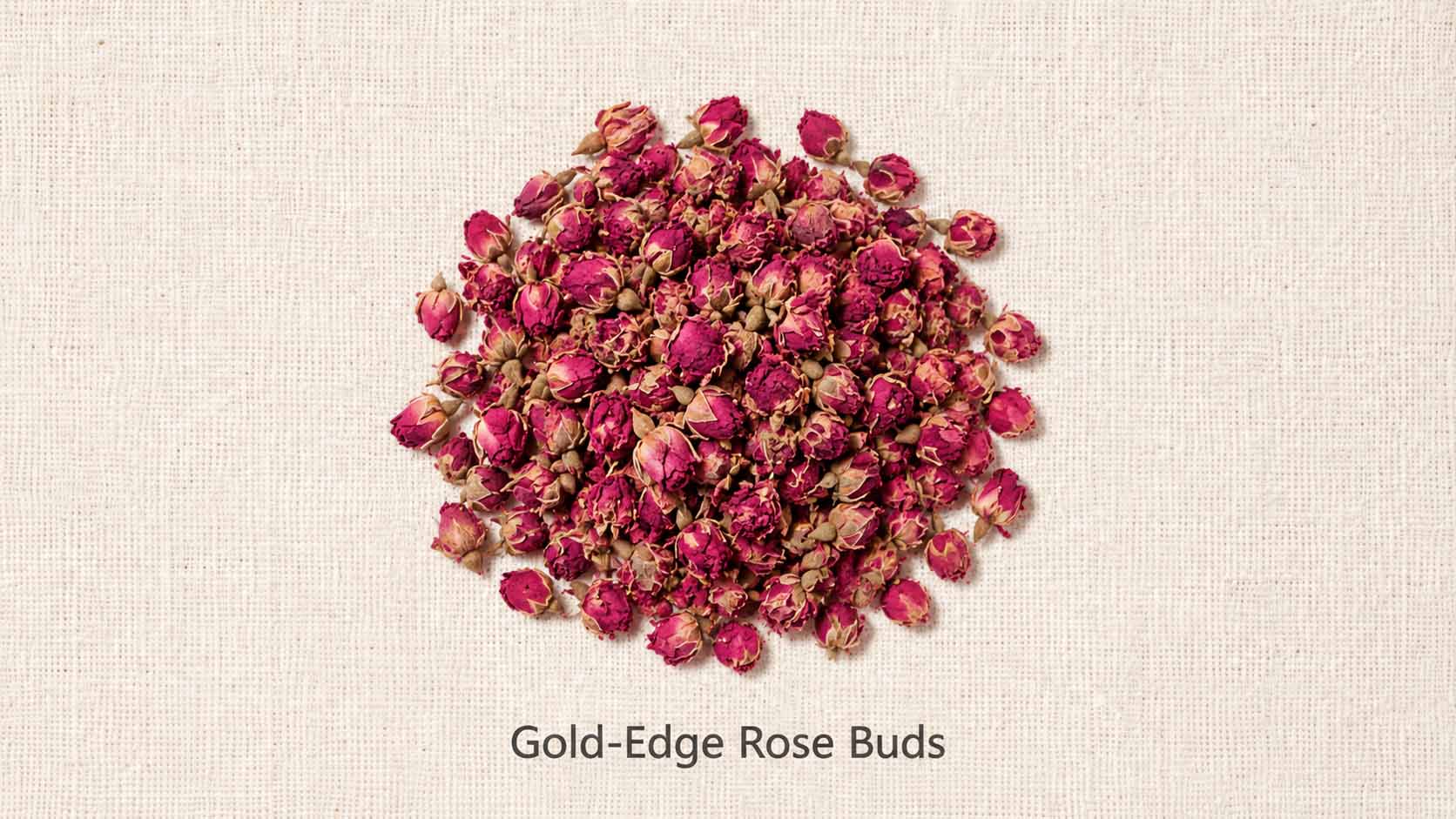 Gold-Edge Rose Buds