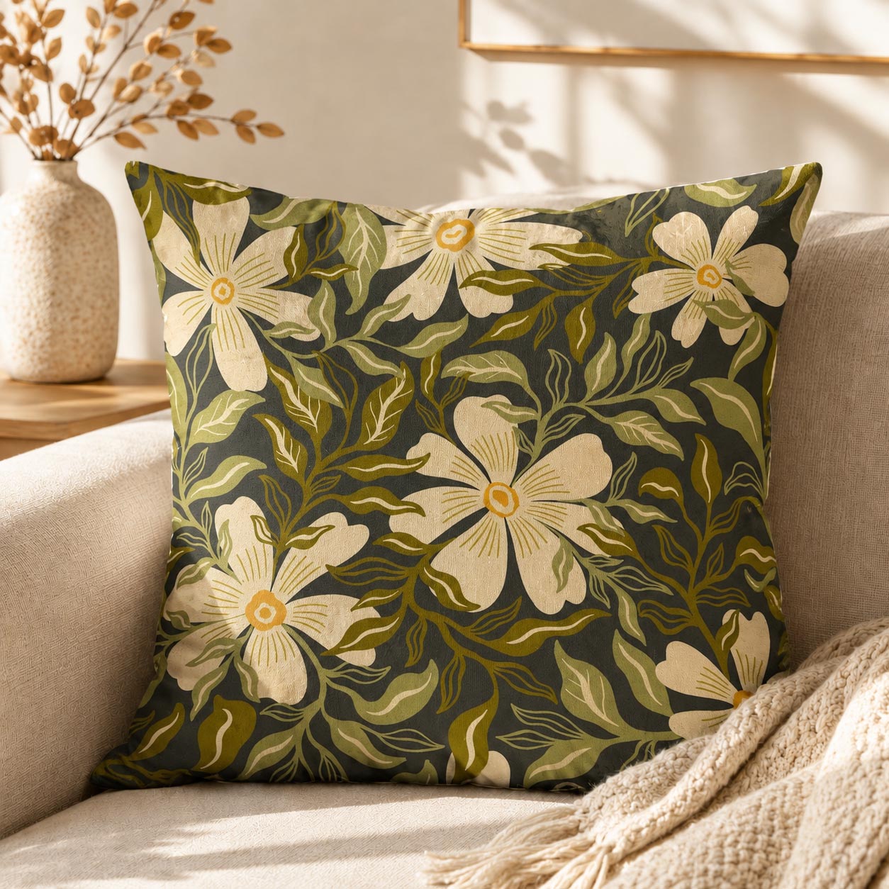 Plant Series Dark-Green-Floral